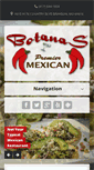 Mobile Screenshot of botanaspremiermexican.com